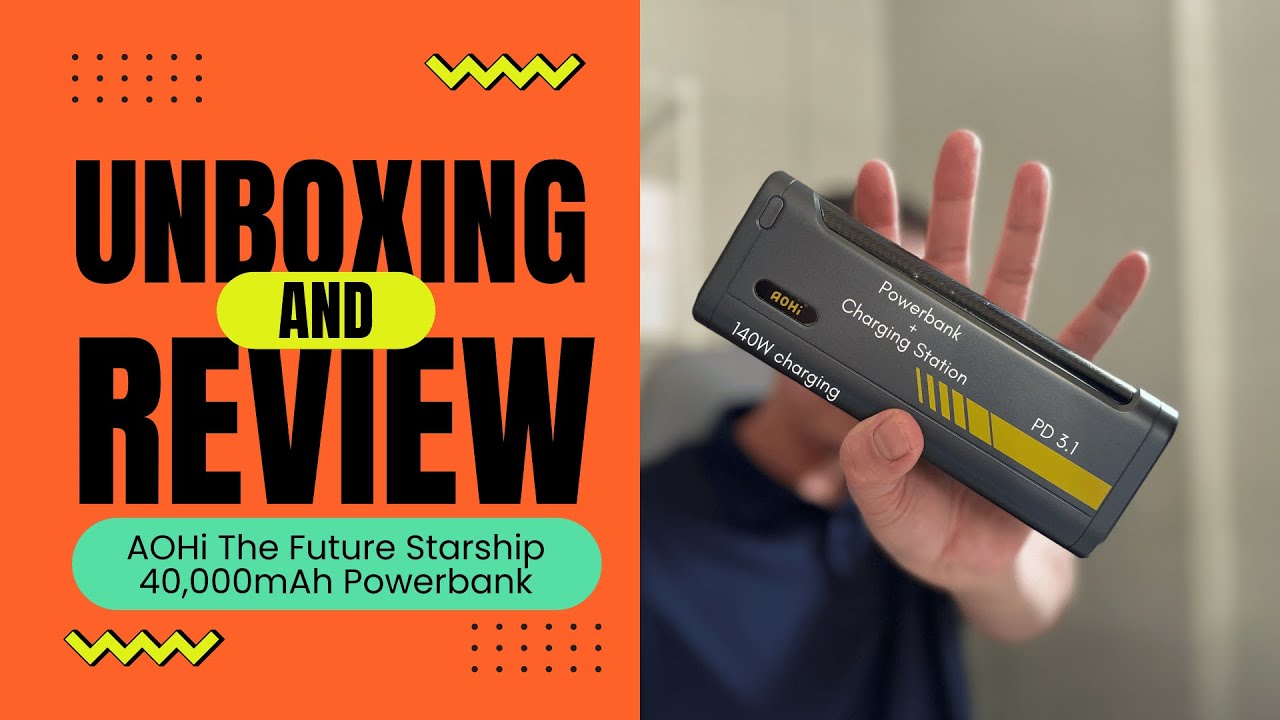 AOHI Future StarShip 40000mAh Powerbank & Charging Station: The