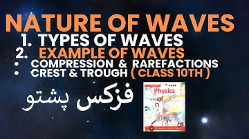 Class 10 | Physics | Chapter 10 | 10.6 Nature of waves and their types | Pashto KPK Textbook Board