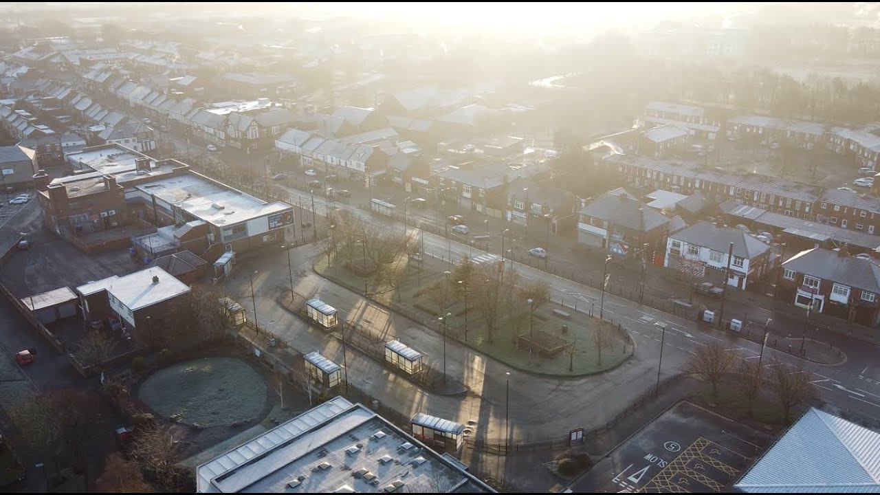Frosty Morning Over Washington Village and Concord