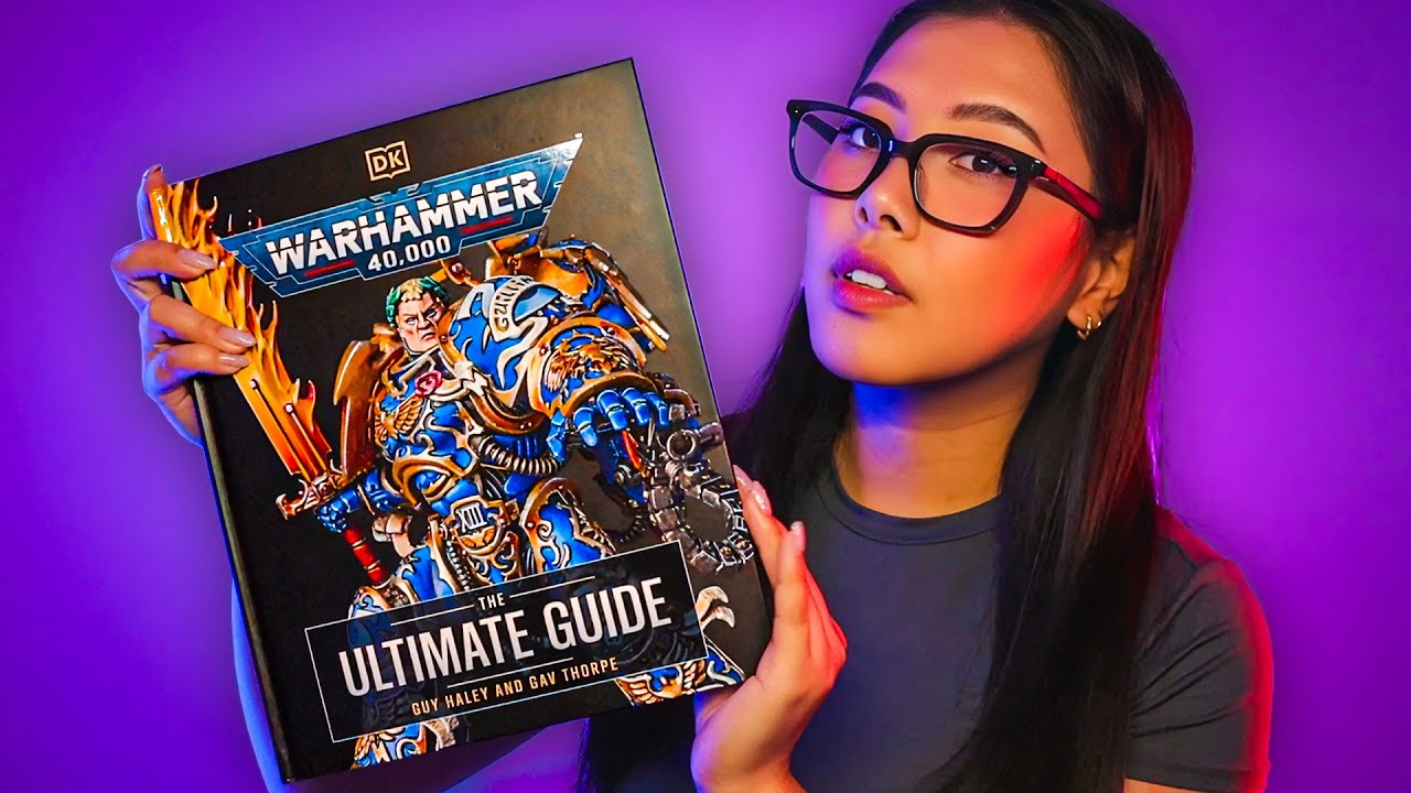 ASMR 📖 Reading The Warhammer 40,000 'ULTIMATE GUIDE' ✨ Soft Whispers & Paper Tracing For Sleep 💤