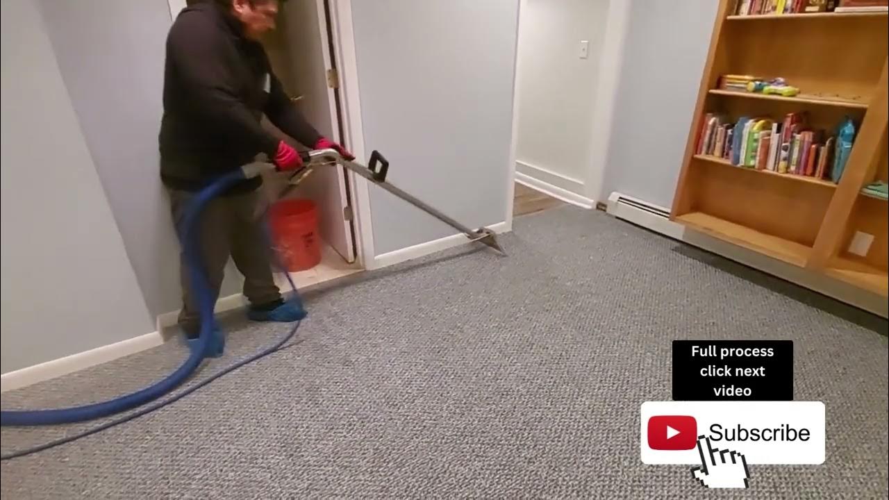 Steam carpet cleaning quick video YouTube