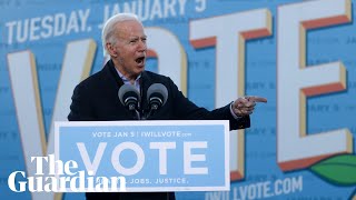 Biden slams Trump's 'whining and complaining' while campaigning in Georgia