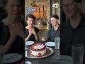 Girlfriend stunned as burn-away cake reveals touching proposal