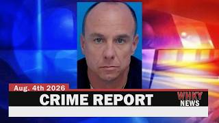 SUSPECT CHARGED WITH FLEEING FROM POLICE HABITUAL LARCENY ARREST WHKY Crime Report Tues 26