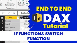 End-to-End DAX Tutorial | Power Bi | IF FUNCTION & SWITCH FUNCTION | KSR Datavizon End-to-End DAX Tutorial | Power Bi | IF FUNCTION & SWITCH FUNCTION | KSR Datavizon