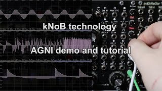 kNoB technology AGNI (VCA, Wavefolder, Distortion, Tone, Feedback, Eurorack)  Demo and tutorial