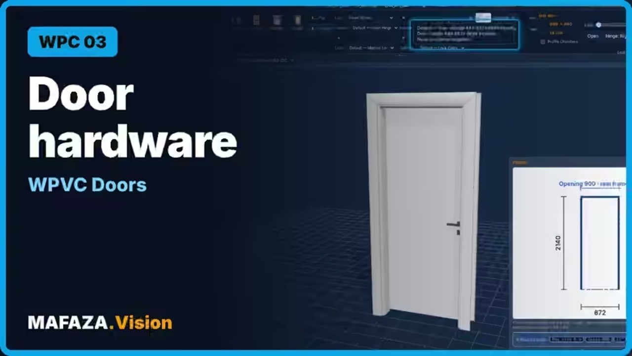 WPC 03 · Door hardware | MAFAZA.Vision tutorial - YouTube