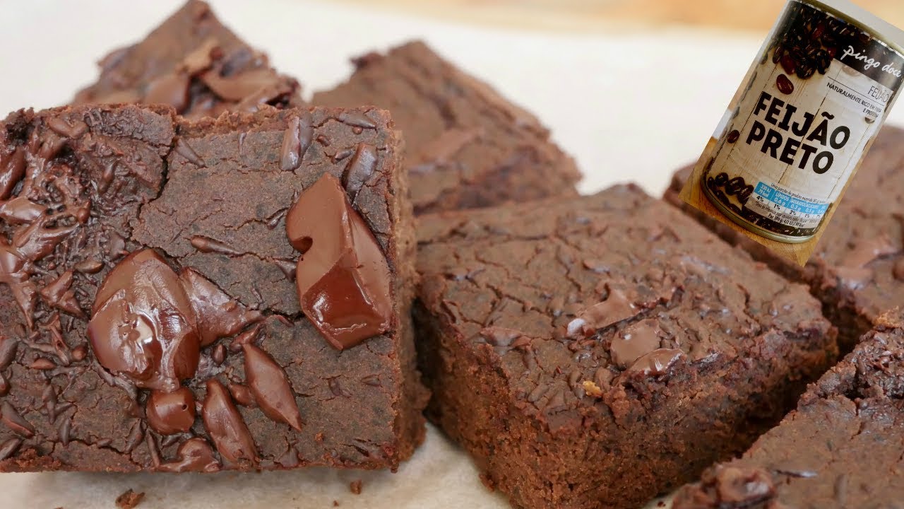 BROWNIE DE FEIJÃO PRETO - SERÁ QUE É BOM? RECEITA FIT PINTEREST