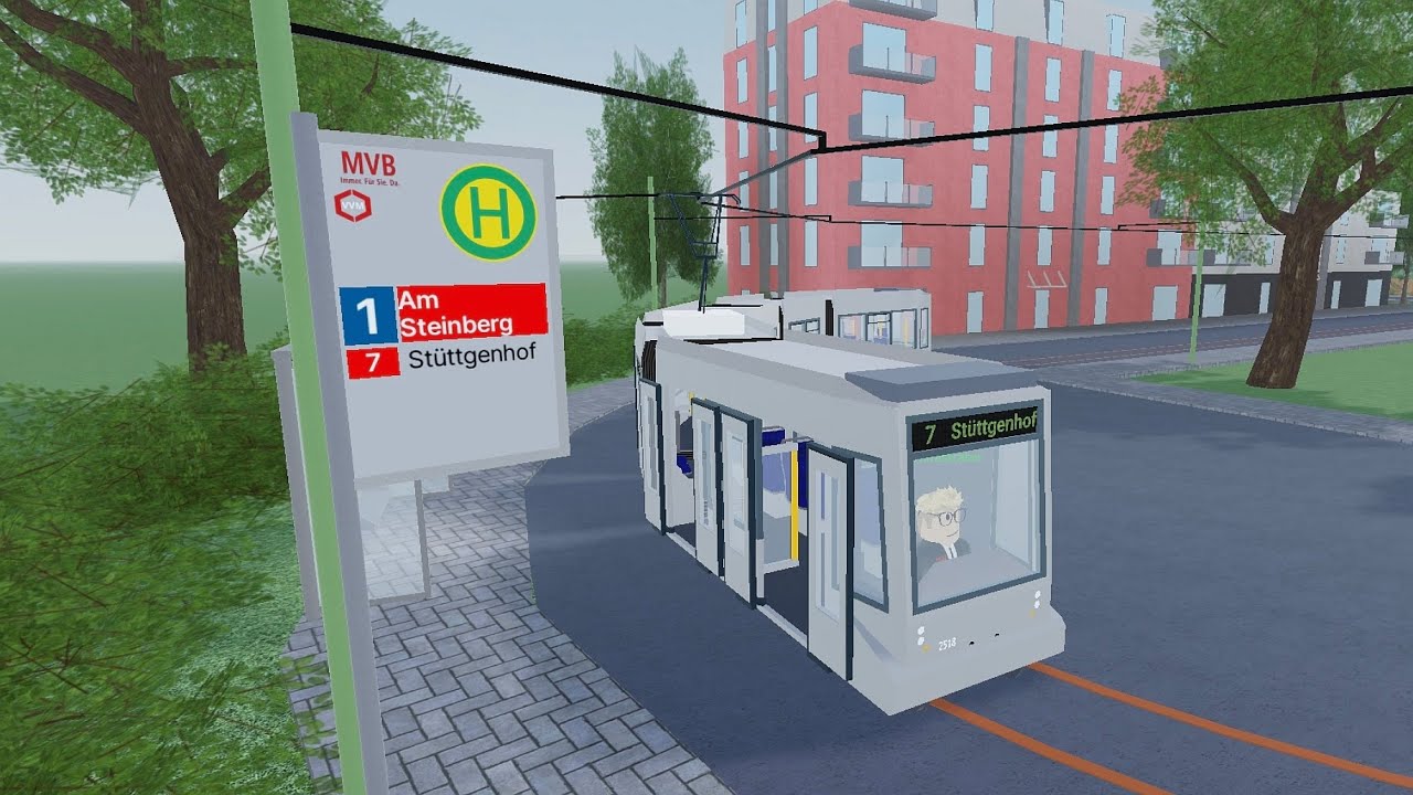 MVB Roblox I Linie 7 Stüttgenhof - Am Steinberg (Mit Simens NF8)