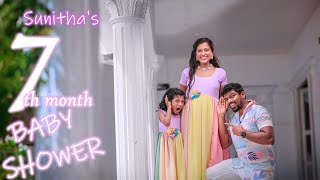 Emotional 7th month baby shower highlights\/Sunitha and Ram baby shower video\/Innaiku enna samayal