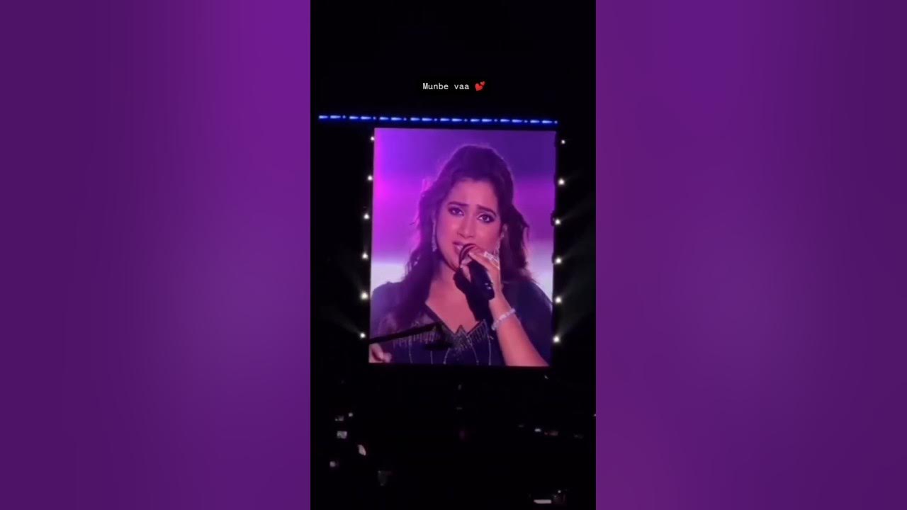 Shreya Ghoshal Munbe Vaa Mp3 Song Download Munbe Vaa 💕 Shreya Ghoshal AHT Chennai #shreyaghoshal #shorts - YouTube