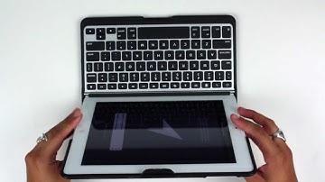 ZAGG iPad 2 ZAGGfolio with Bluetooth Keyboard Video Review