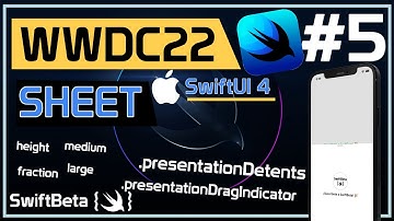 SHEETS en SWIFTUI 4 Novedades de la WWDC de Apple para iOS 16 y Xcode 14 en Español #5