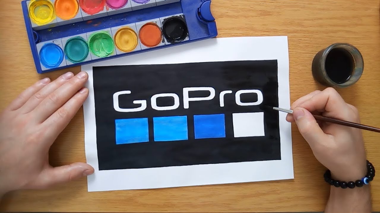 How To Draw The Gopro Logo Youtube How To Draw The Gopro Logo Youtube