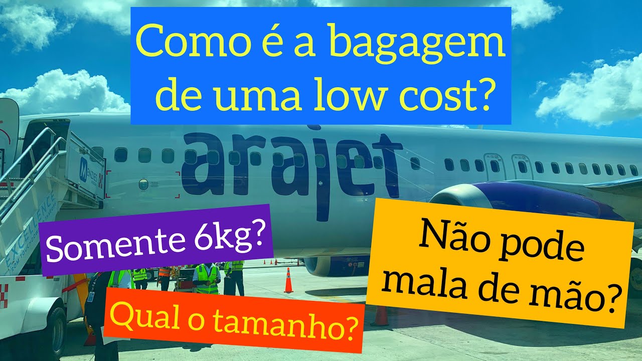 NEW LOW COST AIRLINE COMPANY in BRAZIL - FLYING WITH ARAJET - CHEAP TICKETS  TO THE CARIBBEAN 