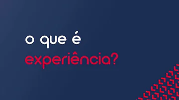 Tem experiência sinônimo?