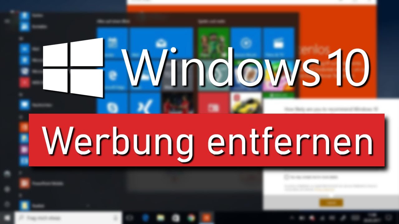 New Anleitung Sämtliche Werbung in Windows 10 entfernen