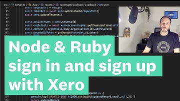 Sign in and Sign up with Xero in Node & Ruby