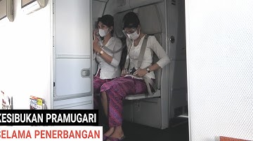 Begini Kesibukan Pramugari Cantik Batik Air Dalam Pesawat, dari Mulai Masuk Pesawat Hingga Landing