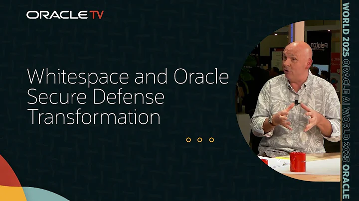 Whitespace: Advancing Defense Innovation with Oracle AI on Oracle TV at Oracle AI World 2025