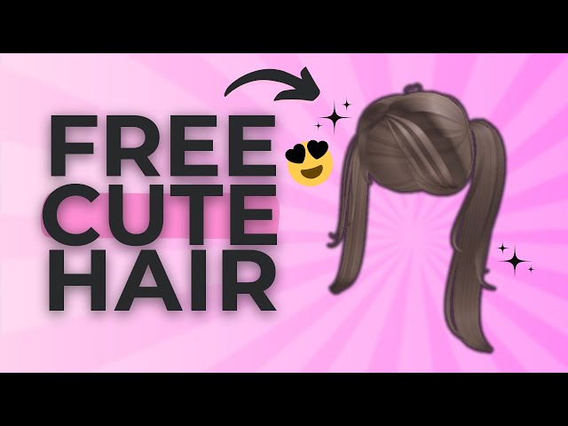 Trying to get new free UGC hair in Roblox! 