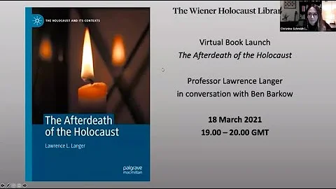 Virtual Book Launch: The Afterdeath of the Holocaust