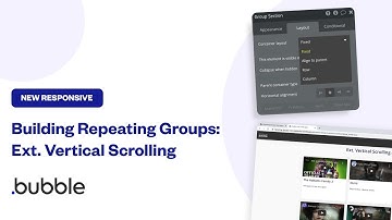How To Create Ext. Vertical Scrolling With Bubble’s New Responsive Editor