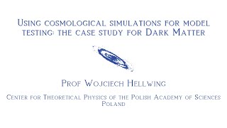 Using cosmological simulations for model testing: the case study for Dark Matter - part 1