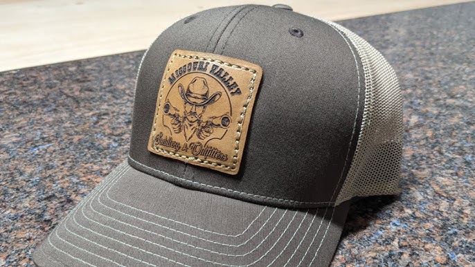 Making a Leather Patch for a Trucker Hat : 10 Steps (with Pictures) -  Instructables