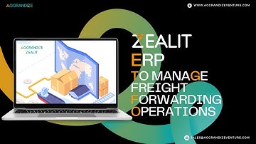 Simplify Freight Forwarding Operations with ZEALIT ERP Software