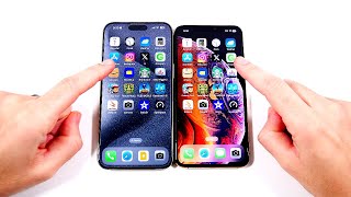 iPhone 15 Pro Max vs iPhone XS Max Speed Test