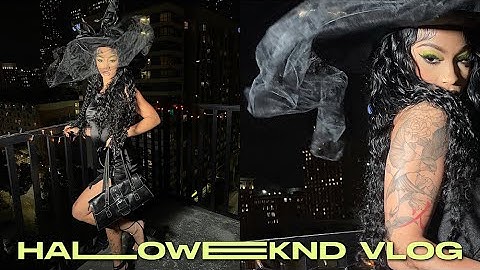 Halloweekend Vlog| Makeup Look| Club| Fire Costumes| & MORE | BREYONNA J