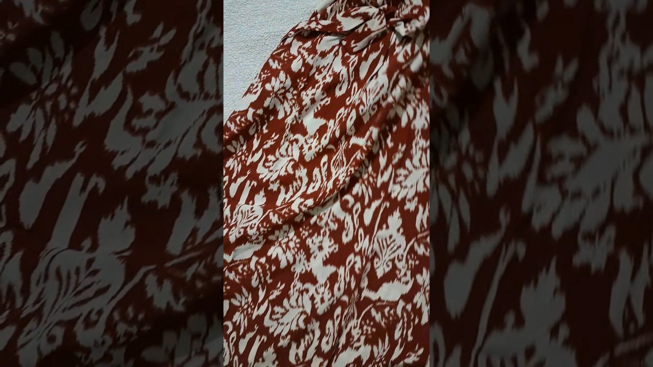 women printed A-line dress 