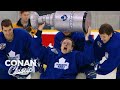 Conan Trains With The Toronto Maple Leafs | Late Night with Conan O’Brien