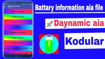 Battery information App Aia File Free 2020