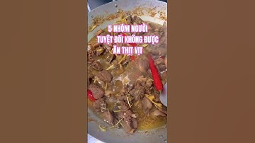 5 nhóm người tuyệt đối không được ăn thịt vịt #health #tin3phut #cothebanchuabiet #kienthuc #food