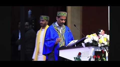 My husband receiving his PhD. Degree                                   13th CONVOCATION IIT MANDI 