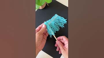 Labor Day is coming soon to make simple mini mop small bucket bar handmade DIY kindergarten hand