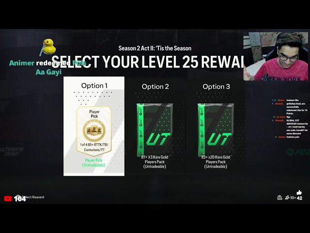 What did you choose? Season 2 Level 25 rewards pack opening