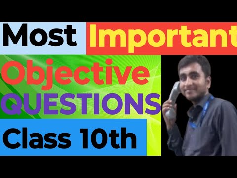 | Most Important Objective questions class 10th maths | | Important ...
