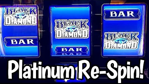 3-Reel Rolln’ 🎰 Platinum Re-Spin Black DIAMONDS, & Diamond Jackpots!