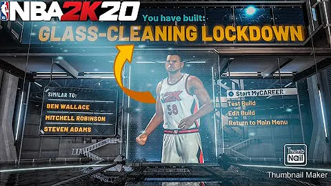 NEW BEST CENTER BUILD ON NBA 2k20! SHOOTING GLASS CLEANING LOCKDOWN BUILD! OVERPOWERED BUILD ON 2k20