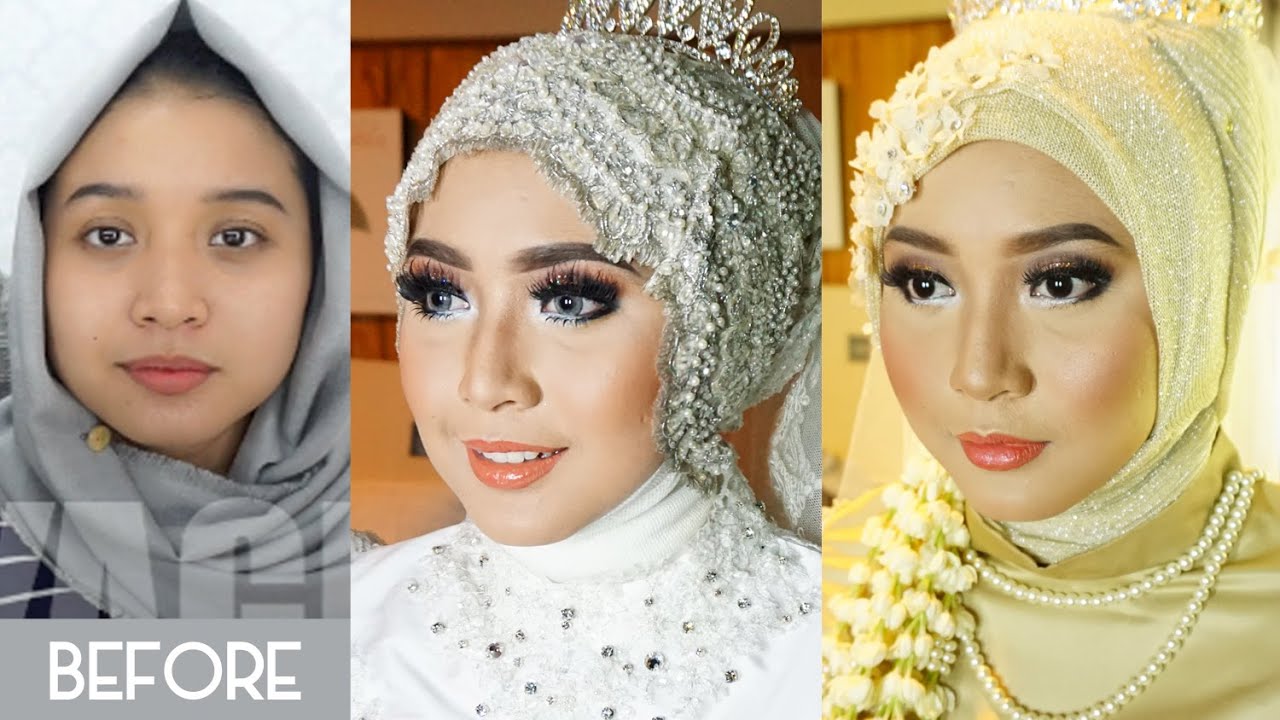 Flawless Wedding Makeup Tutorial Makeup Pengantin Muslim 2016