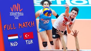 Netherlands 🆚 Turkey - Full Match | Women’s Volleyball Nations League 2019