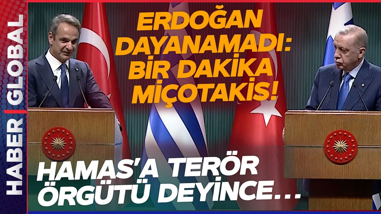 Miçotakis Erdoğan'ı Karşısında Görür Görmez Bunları Söyledi! Erdoğan Miçotakis'i Böyle Karşıladı