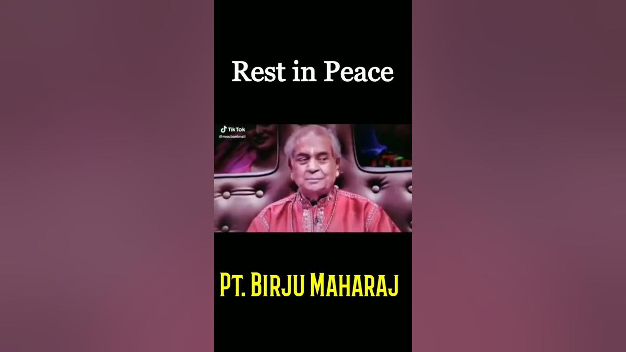 #rip pandit #birjumaharaj Mohe Rang Do Laal beautiful expression by Pt. Birju Maharaj #shorts #yt