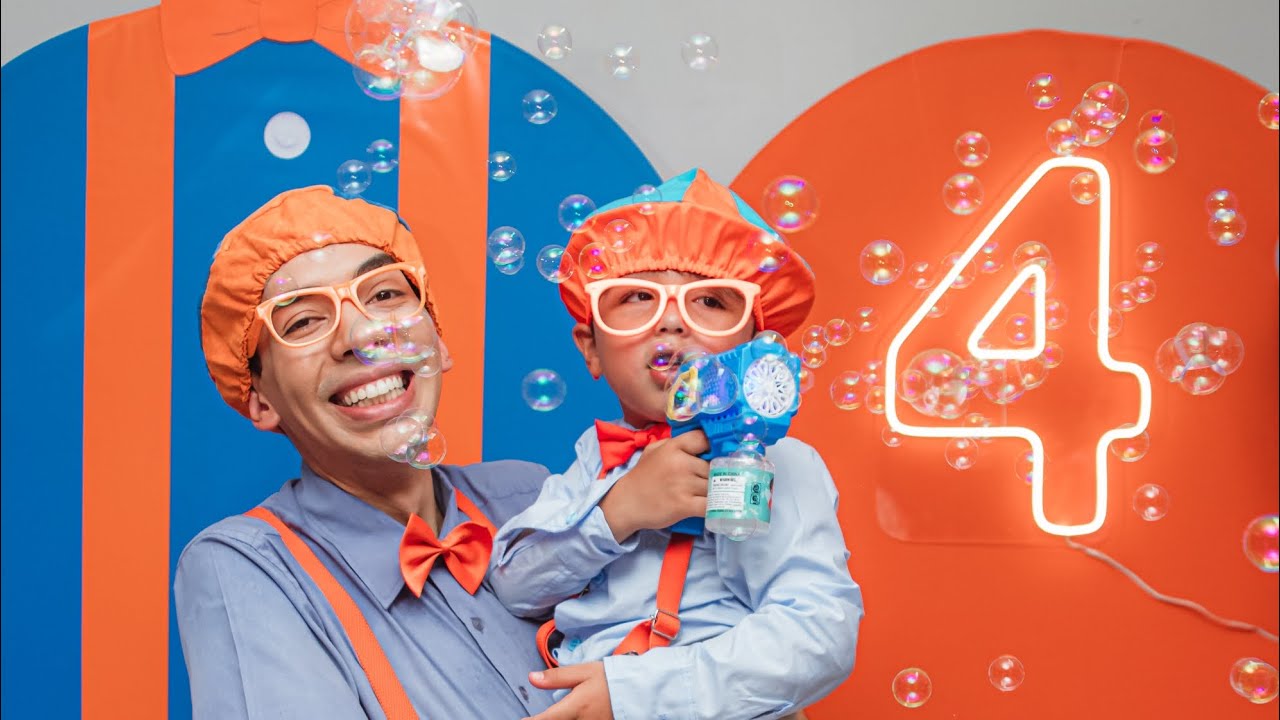 Blippi na festa do Thomaz 