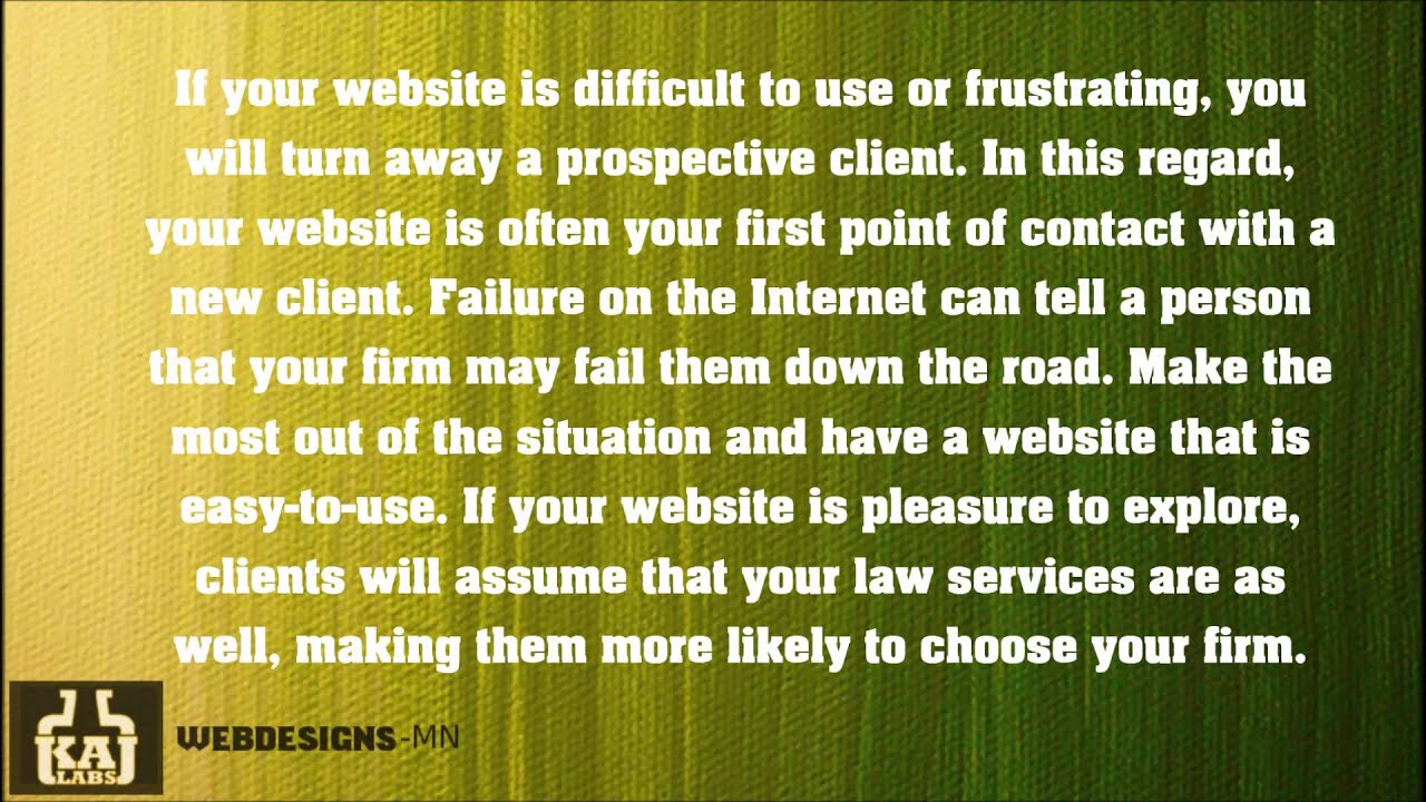 Minneapolis Law Firm Web Designers