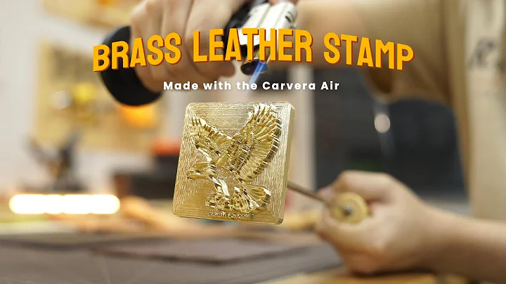 CNC Milling a Brass Leather Stamp | Carvera Air Father’s Day Project