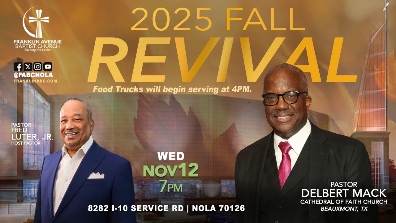 Watch God Work | Pastor Delbert Mack | Fall Revival 2025 - YouTube